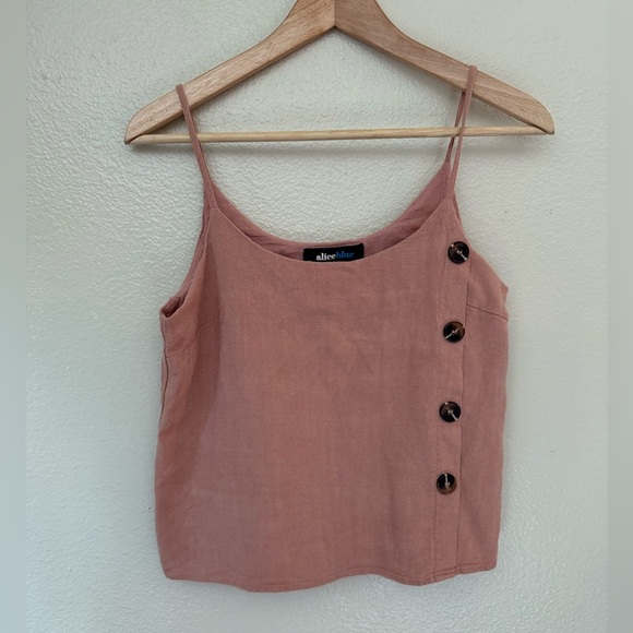 ALICE BLUE Linen Blend Tank 2 for $22 ❇️ - Picture 1 of 5
